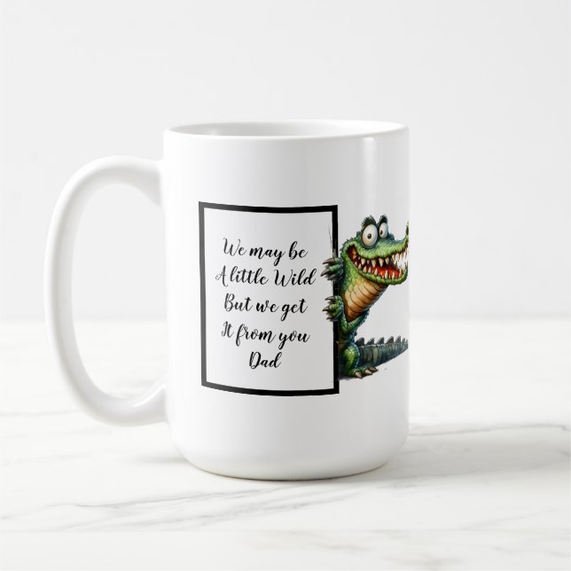 Witziger Papa-Geschenk mit lustiger und eigenartig Kaffeetasse (Links)