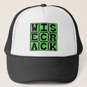 witziger Spruch, Lustiger Witz Truckerkappe