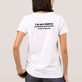 Witziger Text für unbeholfene Menschen T-Shirt