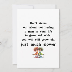 Witziger Text über Frauen und Männer Karte