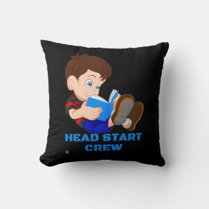 witziger Wurfkissen "HEAD START CREW" Kissen