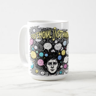 witziges Design für Überdenker Kaffeetasse