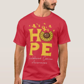 witziges Design Stärker als Kinderkrebs Gold R T-Shirt
