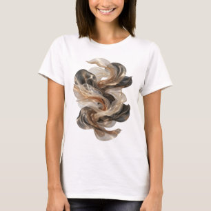 Witziges Grau ABSTRACTE KUNST Künstlerisches Motiv T-Shirt