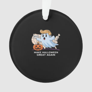 Witziges Halloween Boo, Pumpkin Trumpkin, Make Hal Ornament