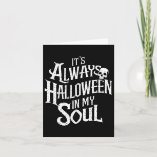 Witziges Halloween ist in meinem Soul immer Hallow Karte