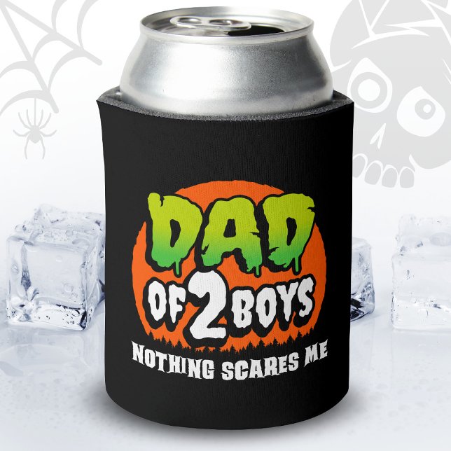 Witziges Halloween Nichts stört mich Vater von 2 J Dosenkühler (Von Creator hochgeladen)
