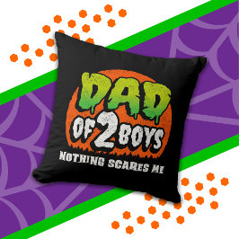 Witziges Halloween Nichts stört mich Vater von 2 J Kissen