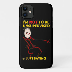 witziges iPhone 11 Gehäuse "UNÜBERWACHT" Case-Mate iPhone Hülle