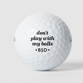 Witziges Personalisiert Spielen Sie nicht mit mein Golfball