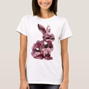 Witziges Rosa ABSTRACT ART Design T-Shirt