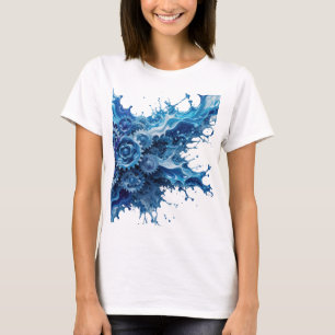 Witziges Silber WASSERBETRIEBENES GANGSYSTEM Benut T-Shirt