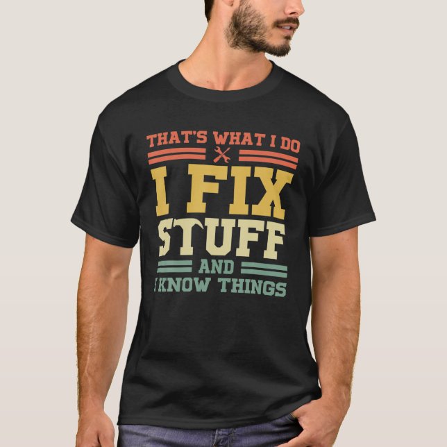 Witziges Sprichwort, das ist es, was ich mache, wa T-Shirt (Vorderseite)