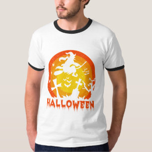 Witziges und Beängstigendes Halloween-Hexenkostüm T-Shirt