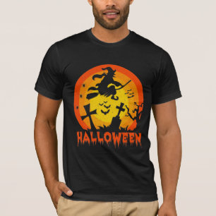 Witziges und Beängstigendes Halloween-Hexenkostüm T-Shirt