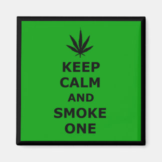 Witziges Unkraut Magnet