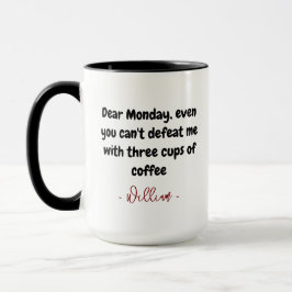 Witziges Zitat, morgendliche Tasse | Individuelle 