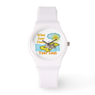 Witzziege, was immer deine Ziege schwebt Armbanduhr