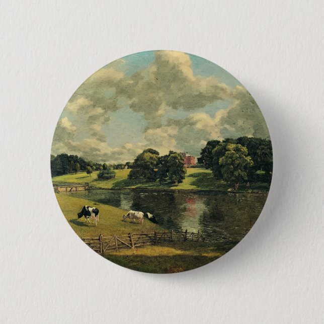 Wivenhoe Park von John Constable Button (Vorderseite)