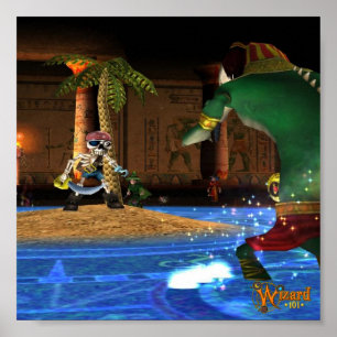 Wizard101 Krokotopia Plakat