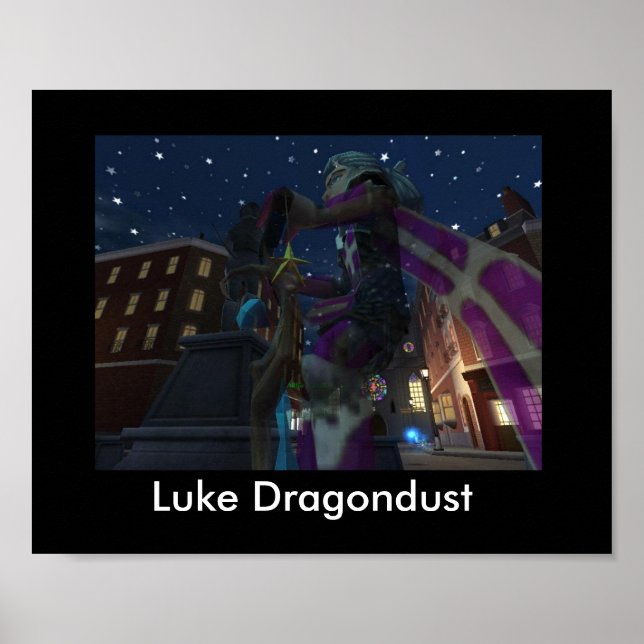 Wizard101 Luke Dragondust poster (Devant)