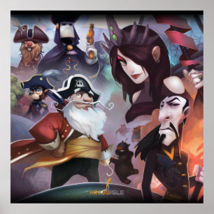 Wizard101 Poster combiné Pirate101