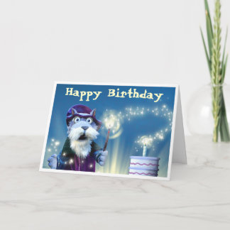 Wizard Birthday Card Karte
