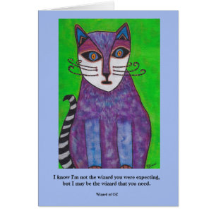 Wizard Cat Card