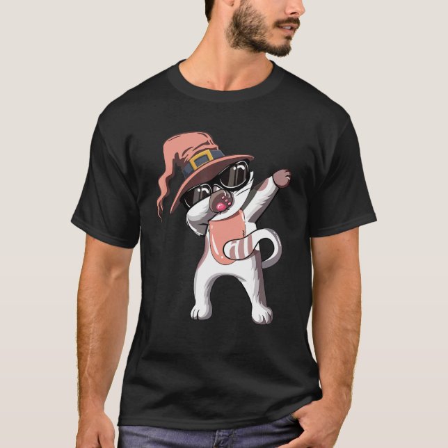 wizard Cat Dabbing T-Shirt (Vorderseite)