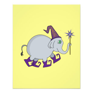 Wizard Elephant Fotodruck