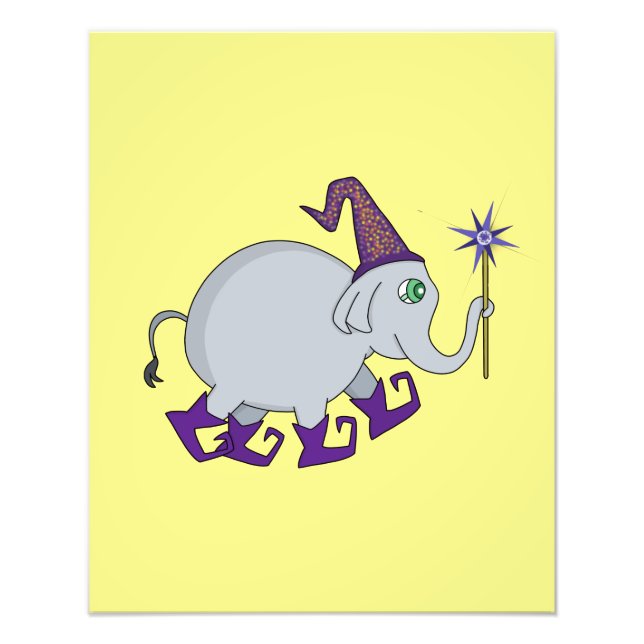 Wizard Elephant Fotodruck (Vorne)