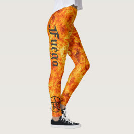 Wizard Fire FUEGO Leggings, die Joggen Spin laufen Leggings