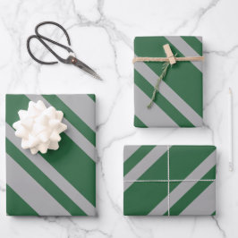 Wizard Green und Grau Geschenkpapier Set