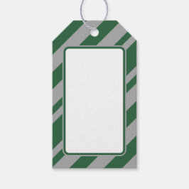 Wizard Green und Grey Blank Gift Tag Geschenkanhänger