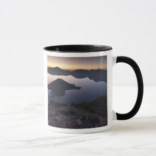 Wizard Island bei Morgengrauen, Crater Lake Nation Tasse