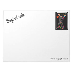 wizard magisch notizblock