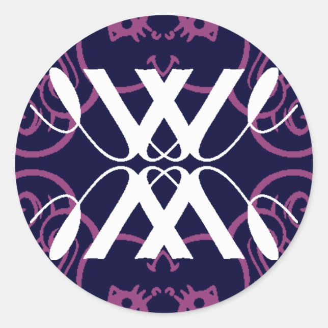 Wizard Master Runder Aufkleber (Vorderseite)