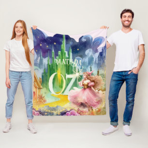 Wizard of Oz Birthday Good Hexe Custom Decor Fleecedecke