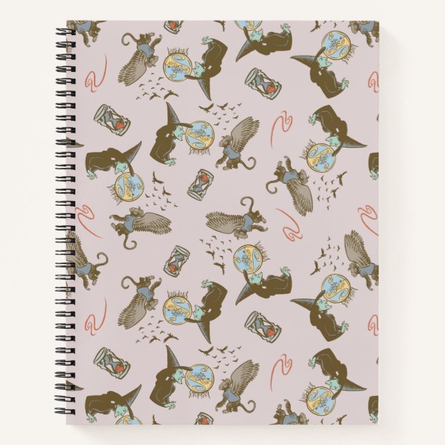 Wizard of Oz™ Wicked Witch™ Crystal Ball Pattern Notizbuch (Vorderseite)