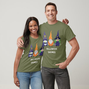 Wizard Pumpkin Hexenmeister Halloween Gnomes Unise T-Shirt