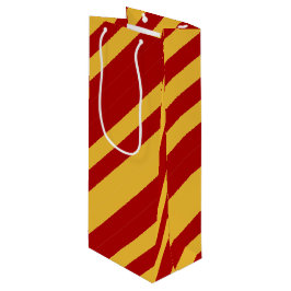 Wizard Rot und Gold Geschenktüte Für Weinflaschen