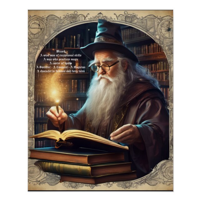 Wizard Study Poster (Vorderseite)