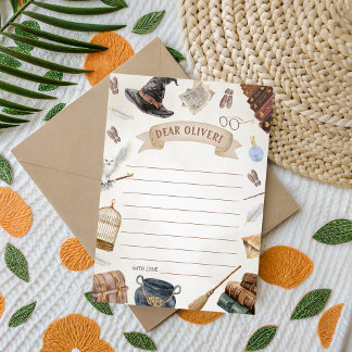 Wizard Time Capsule Card Einladung