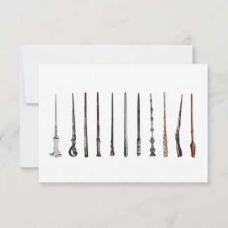 Wizard Wands  Dankeskarte