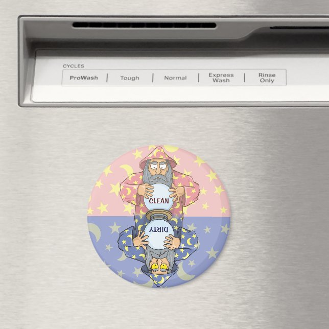 Wizard with Ball Dishwasher Round Magnet (In Situ (Geschirrspüler))