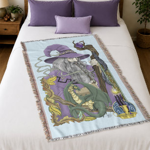 WizardDragon Fantasy Lila Decke