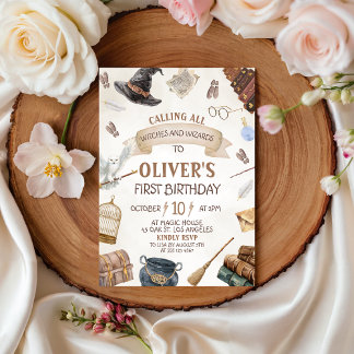 Wizards Birthday Invitation Einladung