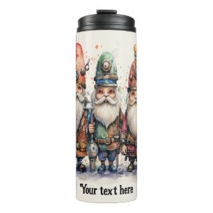 Wizards Gnomes Steampunk Thermosbecher