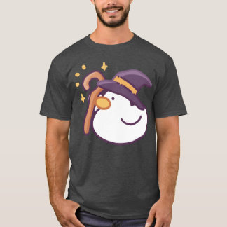 Wizarduck Lustiges Halloween Retro T-Shirt