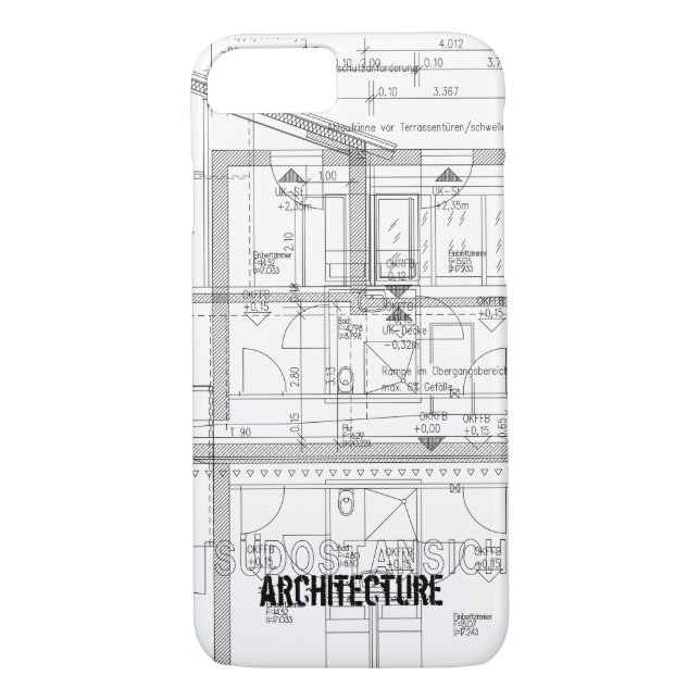 WJ iPhone 7 Fall Hülle ARCHITEKTUR 2 (Rückseite)